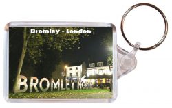 Bromley - London- Double Sided Large Keyring Key Fob Chain Ring Gift Present Kent Souvenir AD2