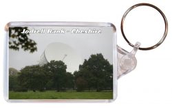 Jodrell Bank - Cheshire- Double Sided Large Keyring Key Fob Chain Ring Gift Present Souvenir AD1
