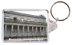 Leamington Spa - Warwickshire - Double Sided Large Keyring Key Fob Chain Ring Gift Present Souvenir AD3