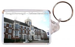 Loughborough - Leicestershire - Double Sided Large Keyring Key Fob Chain Ring Gift Present Souvenir AD2