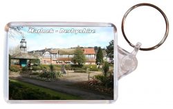 Matlock - Derbyshire - Double Sided Large Keyring Key Fob Chain Ring Gift Present Souvenir AD4