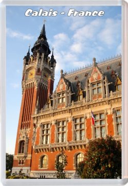 Calais - France - Jumbo Fridge Magnet 21F2
