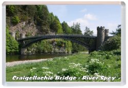 Graigellachie - Speyside - Scotland - Jumbo Fridge Magnet 21S1