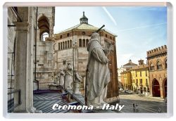 Cremona - Italy - Jumbo Fridge Magnet 21T2
