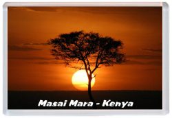 Masai Mara - Kenya - Africa - Jumbo Fridge Magnet 21K2