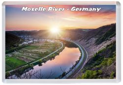 Moselle River - Germany - Jumbo Fridge Magnet/Magnets 21G2
