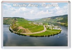 Moselle River - Germany - Jumbo Fridge Magnet/Magnets 21G4