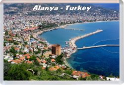 Alanya - Turkey - Jumbo Fridge Magnet 21T9
