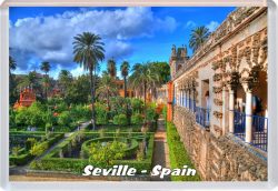 Seville - Spain - Jumbo Fridge Magnet 21S2
