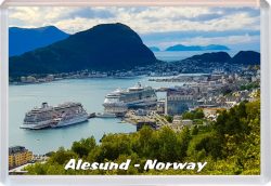 Alesund - Norway - Jumbo Fridge Magnet Souvenir Gift Present 21N5