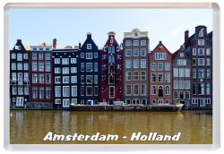 Amsterdam - Holland - Jumbo Fridge Magnet 21A14