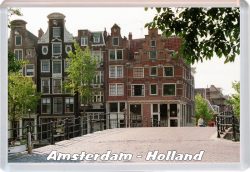 Amsterdam - Holland - Jumbo Fridge Magnet 21A8