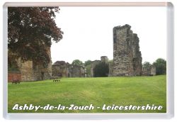 Ashby-de-la-Zourch - Leicestershire - Jumbo Fridge Magnet 21M1