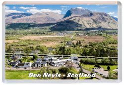 Ben Nevis - Scotland - Jumbo Fridge Magnet 21S6