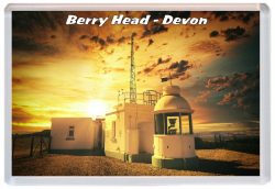 Berry Head - Devon - Jumbo Fridge Magnet 21M1