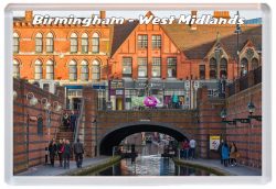 Birmingham Canal - West Midlands - Jumbo Fridge Magnet 21M7