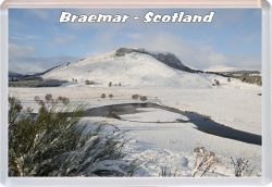 Braemar - Scotland - Jumbo Fridge Magnet 21S1