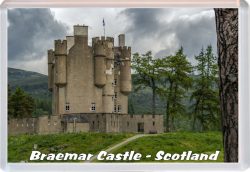 Braemar Castle - Scotland - Jumbo Fridge Magnet 21S2