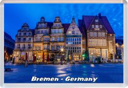 Bremen - Germany - Jumbo Fridge Magnet/Magnets 21G15
