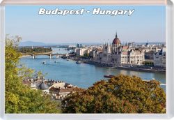 Budapest - Hungary - Jumbo Fridge Magnet 21H10