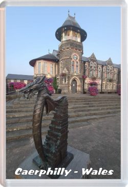 Caerphilly - Wales - Jumbo Fridge Magnet 21W3