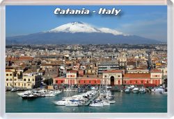 Catania - Sicily - Italy - Jumbo Fridge Magnet 21T1