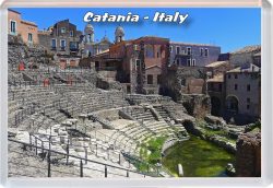 Catania - Sicily - Italy - Jumbo Fridge Magnet 21T2