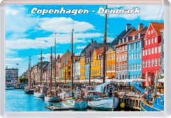 Copenhagen - Denmark - Jumbo Fridge Magnet Souvenir Gift Present 21D8
