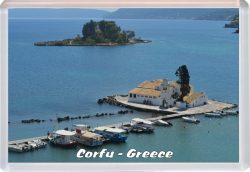 Corfu - Greece - Jumbo Fridge Magnet 21C6