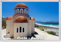 Crete - Greece - Jumbo Fridge Magnet 21C11