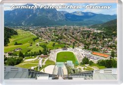 Garmisch Partenkirchen - Germany - Jumbo Fridge Magnet/Magnets 21G1