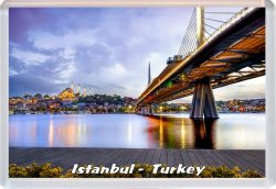 Istanbul - Turkey - Jumbo Fridge Magnet 21T12