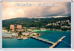 Jamaica - Caribbean - Jumbo Fridge Magnet 21C5