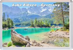 Lake Eibsee - Germany - Jumbo Fridge Magnet/Magnets 21G1