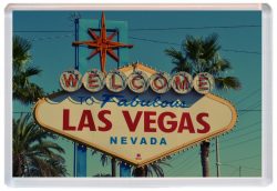 Las Vegas - Nevada - USA - Jumbo Fridge Magnet 21US9
