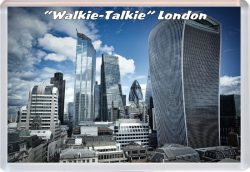 Walkie Talkie - London - Jumbo Fridge Magnet 21M1