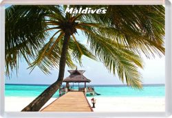 Maldives - Jumbo Fridge Magnet 21M7