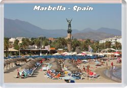 Marbella - Spain - Jumbo Fridge Magnet 21S5
