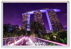 Marina Bay Sands - Singapore - Jumbo Fridge Magnet 21S1