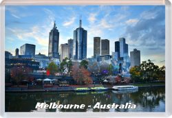 Melbourne - Australia - Jumbo Fridge Magnet Souvenir Gift Present 21A6