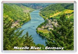 Moselle River - Germany - Jumbo Fridge Magnet/Magnets 21G1