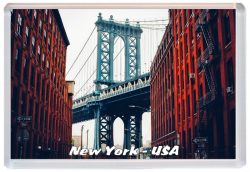 New York - USA - Jumbo Fridge Magnet 21US20