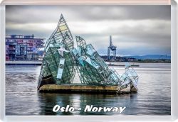 Oslo - Norway - Jumbo Fridge Magnet Souvenir Gift Present 21N5