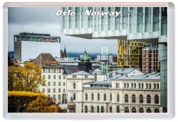 Oslo - Norway - Jumbo Fridge Magnet Souvenir Gift Present 21N6