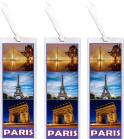 3 x Paris - France - Bookmark