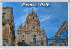 Ragusa - Sicily - Italy - Jumbo Fridge Magnet 21T1