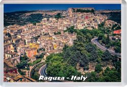 Ragusa - Sicily - Italy - Jumbo Fridge Magnet 21T3