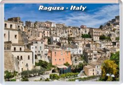 Ragusa - Sicily - Italy - Jumbo Fridge Magnet 21T4