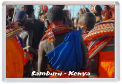 Samburu - Kenya - Africa - Jumbo Fridge Magnet 21K1