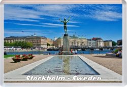 Stockholm - Sweden - Jumbo Fridge Magnet 21S6